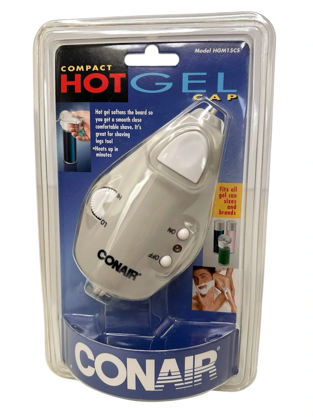 Conair Compact Hot Gel Cap Shaving Cream Warmer System HGM15CS -NEW in Packaging